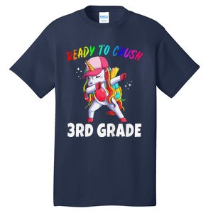 3rd Grade Unicorn First Day Of School Gift Rainbow Tall T-Shirt