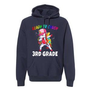 3rd Grade Unicorn First Day Of School Gift Rainbow Premium Hoodie