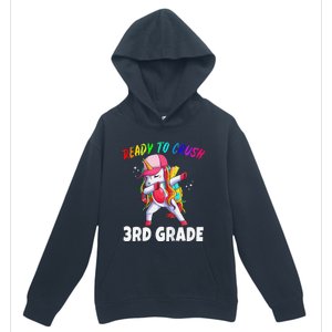 3rd Grade Unicorn First Day Of School Gift Rainbow Urban Pullover Hoodie