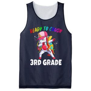 3rd Grade Unicorn First Day Of School Gift Rainbow Mesh Reversible Basketball Jersey Tank