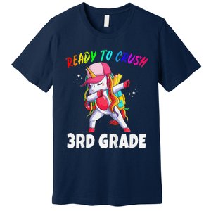 3rd Grade Unicorn First Day Of School Gift Rainbow Premium T-Shirt