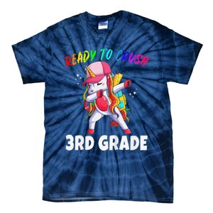 3rd Grade Unicorn First Day Of School Gift Rainbow Tie-Dye T-Shirt