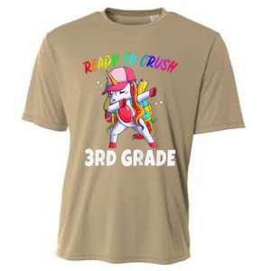 3rd Grade Unicorn First Day Of School Gift Rainbow Cooling Performance Crew T-Shirt