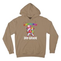 3rd Grade Unicorn First Day Of School Gift Rainbow Hoodie