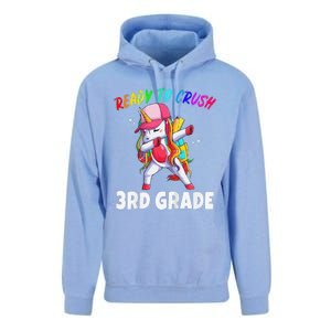 3rd Grade Unicorn First Day Of School Gift Rainbow Unisex Surf Hoodie