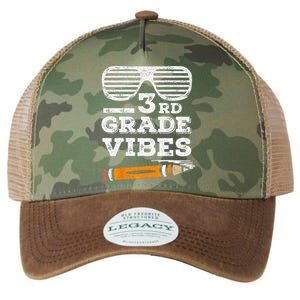 3rd Grade Vibes Funny Third Grade Back To School Tee Legacy Tie Dye Trucker Hat