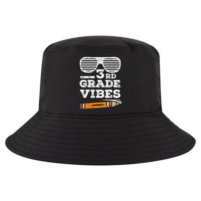 3rd Grade Vibes Funny Third Grade Back To School Tee Cool Comfort Performance Bucket Hat