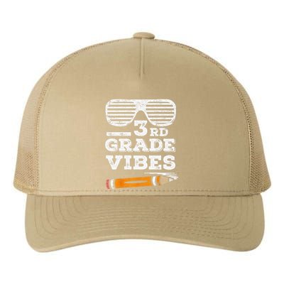 3rd Grade Vibes Funny Third Grade Back To School Tee Yupoong Adult 5-Panel Trucker Hat