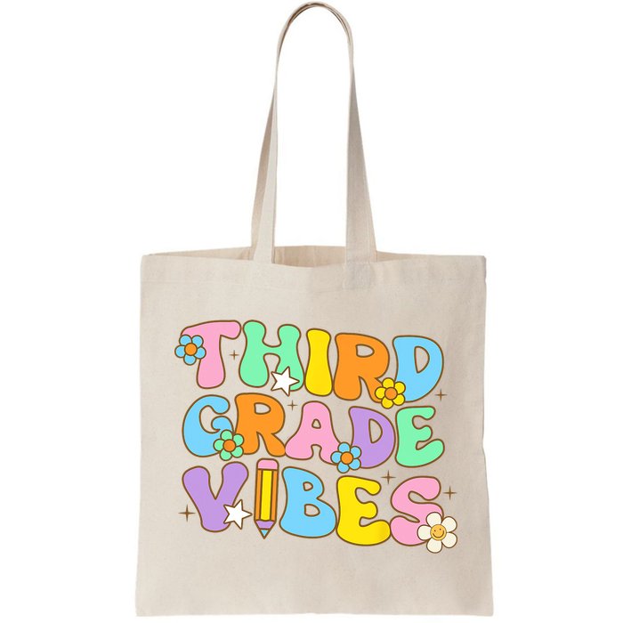 3rd Grade Vibes Back To School Retro Third Grade Teachers Bag