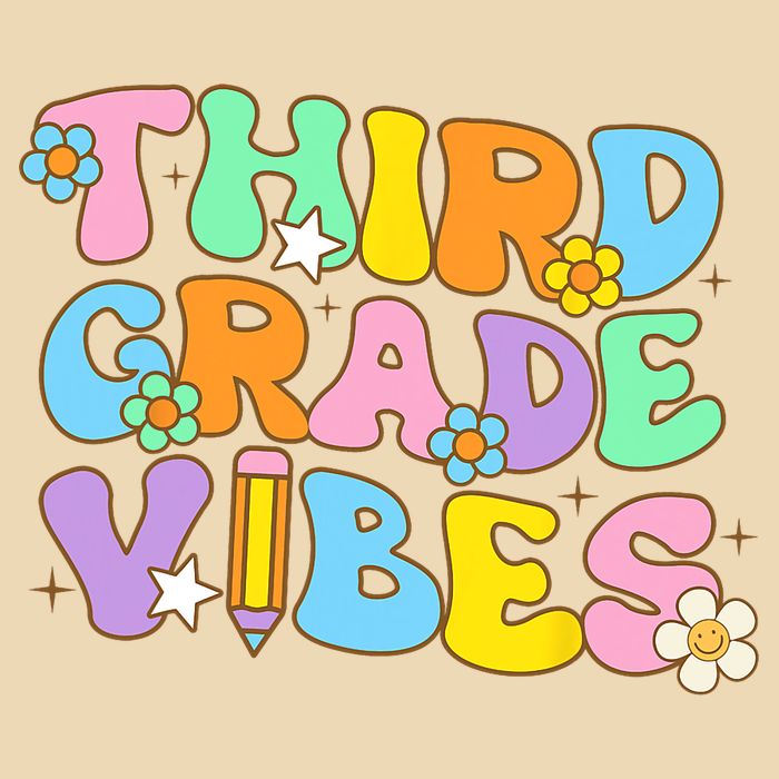 3rd Grade Vibes Back To School Retro Third Grade Teachers Bag