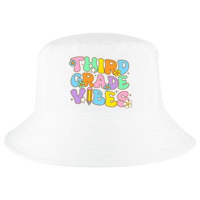 3rd Grade Vibes Back To School Retro Third Grade Teachers Cool Comfort Performance Bucket Hat