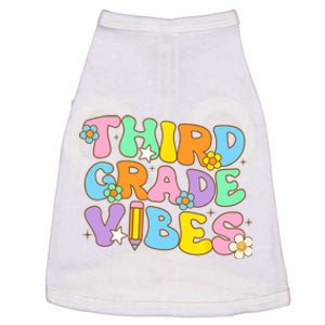 3rd Grade Vibes Back To School Retro Third Grade Teachers Doggie Tank