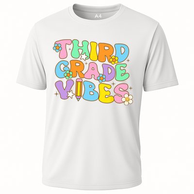 3rd Grade Vibes Back To School Retro Third Grade Teachers Performance Shirt