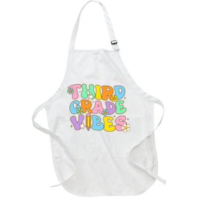 3rd Grade Vibes Back To School Retro Third Grade Teachers Apron