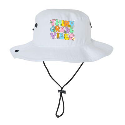 3rd Grade Vibes Back To School Retro Third Grade Teachers Bucket Hat