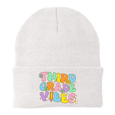 3rd Grade Vibes Back To School Retro Third Grade Teachers Beanie