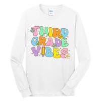 3rd Grade Vibes Back To School Retro Third Grade Teachers Tall Long Sleeve T-Shirt
