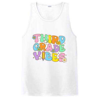 3rd Grade Vibes Back To School Retro Third Grade Teachers PosiCharge Competitor Tank