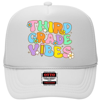 3rd Grade Vibes Back To School Retro Third Grade Teachers Trucker Hat