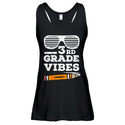 3rd Grade Vibes Funny Third Grade Back To School Ladies Essential Flowy Tank