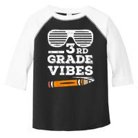 3rd Grade Vibes Funny Third Grade Back To School Toddler Fine Jersey T-Shirt