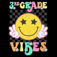 3rd Grade Vibes Smile Face Back To School Third Grade Daily Commute Backpack
