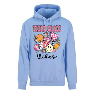 3rd Grade Vibes Team Retro First Day Of School Teacher Unisex Surf Hoodie