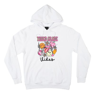 3rd Grade Vibes Team Retro First Day Of School Teacher Hoodie