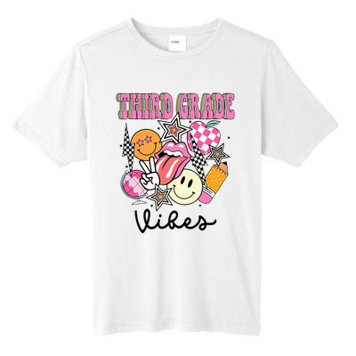 3rd Grade Vibes Team Retro First Day Of School Teacher Tall Fusion ChromaSoft Performance T-Shirt