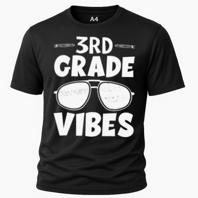 3rd Grade Vibers Glassess Teacher Student Back To School Performance Shirt
