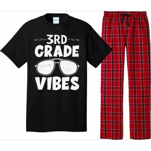 3rd Grade Vibers Glassess Teacher Student Back To School Pajama Set