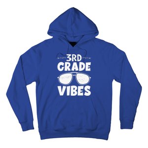 3rd Grade Vibers Glassess Teacher Student Back To School Hoodie