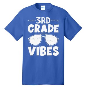 3rd Grade Vibers Glassess Teacher Student Back To School Tall T-Shirt