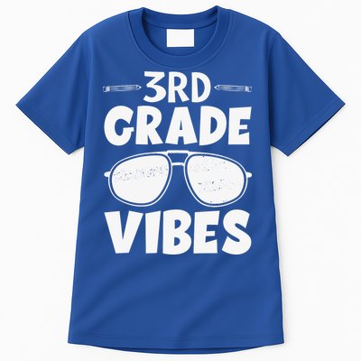 3rd Grade Vibers Glassess Teacher Student Back To School Tall T-Shirt