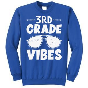 3rd Grade Vibers Glassess Teacher Student Back To School Tall Sweatshirt