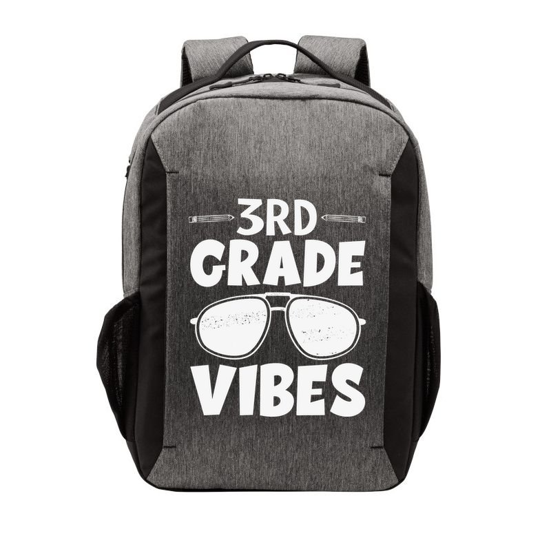 3rd Grade Vibers Glassess Teacher Student Back To School Vector Backpack