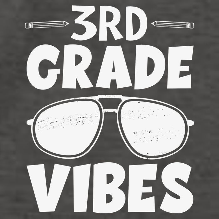 3rd Grade Vibers Glassess Teacher Student Back To School Vector Backpack