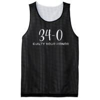 340 Guilty Your Honor. Guilty Verdict 34 To 0 Felony Counts Mesh Reversible Basketball Jersey Tank