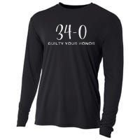 340 Guilty Your Honor. Guilty Verdict 34 To 0 Felony Counts Cooling Performance Long Sleeve Crew