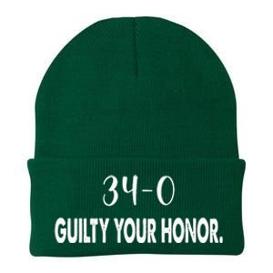 340 Guilty Your Honor. Guilty Verdict 34 To 0 Felony Counts Knit Cap Winter Beanie