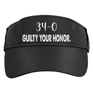 340 Guilty Your Honor. Guilty Verdict 34 To 0 Felony Counts Adult Drive Performance Visor