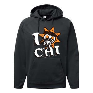 333 Half Evil I Love Chi G.L.O G.A.N.G Performance Fleece Hoodie