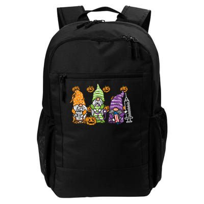 3 Halloween Gnome Nurses Funny Costume Nursing Women Daily Commute Backpack