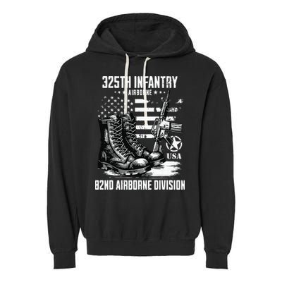 325th Infantry Regiment 82nd Airborne Division Veteran Garment-Dyed Fleece Hoodie