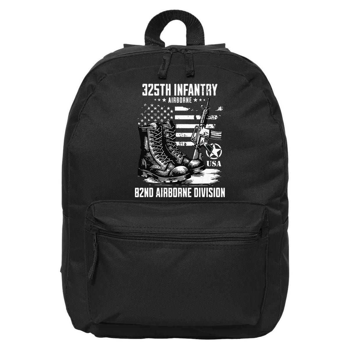 325th Infantry Regiment 82nd Airborne Division Veteran 16 in Basic Backpack