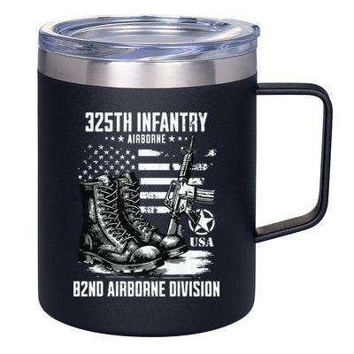 325th Infantry Regiment 82nd Airborne Division Veteran 12oz Stainless Steel Coffee Mug
