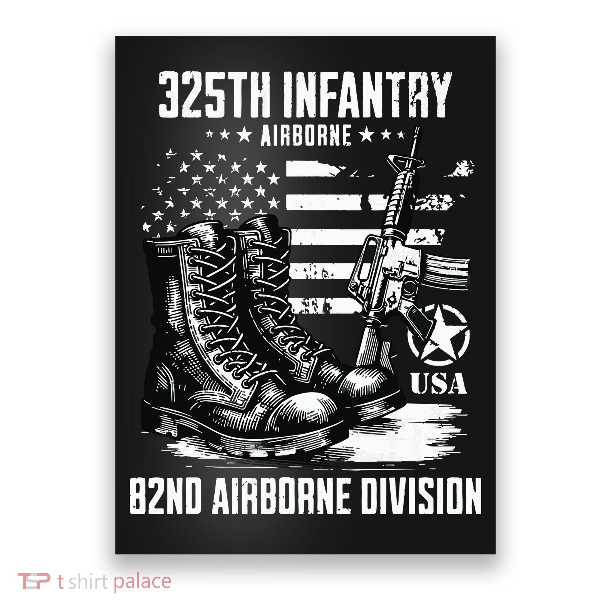 325th Infantry Regiment 82nd Airborne Division Veteran Poster