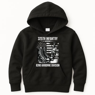 325th Infantry Regiment 82nd Airborne Division Veteran Kids Hoodie