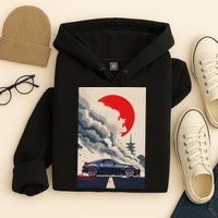 350 Jdm Race Car Scene Z33 Tuning Drift Import Hoodie