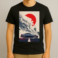 350 Jdm Race Car Scene Z33 Tuning Drift Import T-Shirt